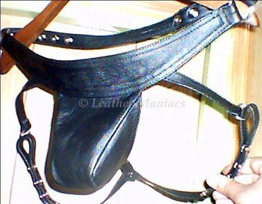 Dale Mas Industry Leather Jockstrap with D-Rings – 100% Real Leather