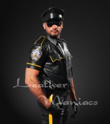 Lederhemd Uniform New York Police NYPD